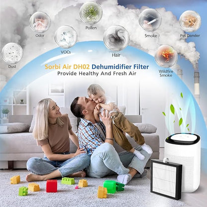 4 Pack DH02 H13 HEPA Replacement Filter Compatible - Image 4