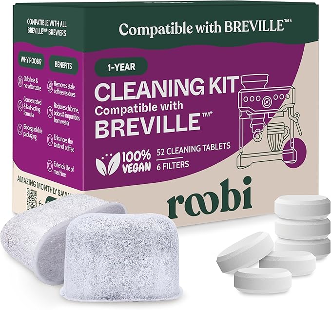 Roobi Breville Compatible Espresso Machine Cleaning & Maintenance Kit. Includes by Roobi