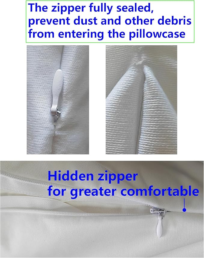 Waterproof Pillow Protectors Queen Size 20x28 Inches 2 Pack - Image 6