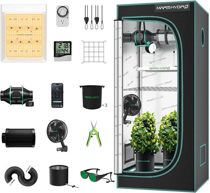 MARS HYDRO 2x2 Grow Tent Kit Complete System by MARSHYDRO