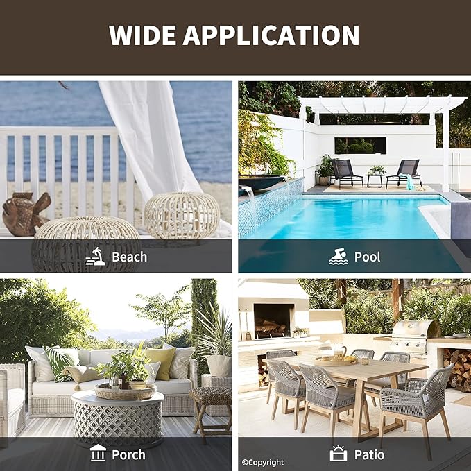Waterproof Outdoor Curtain W52 x L84 - Image 7