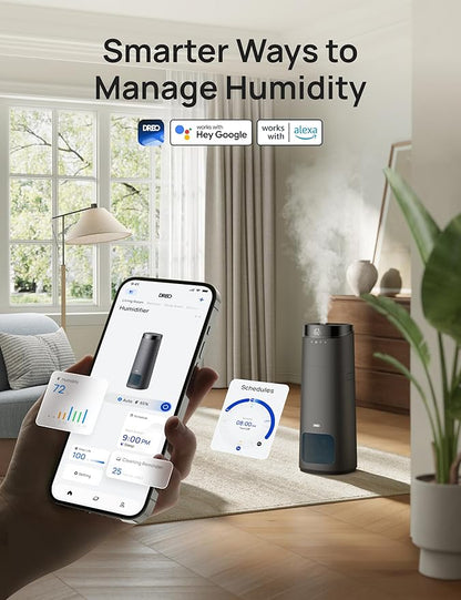 DREO 16L Smart Humidifier Large Room 1000 ft², 130H Cool Mist Air Humidifiers - Image 5