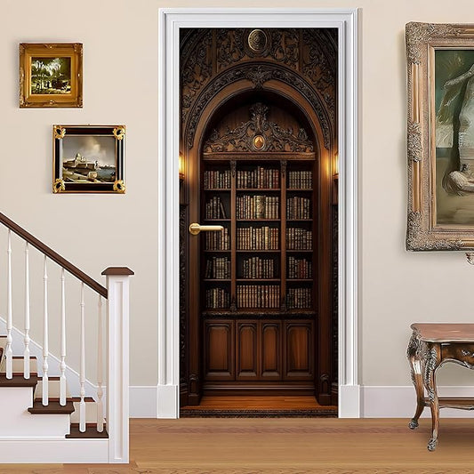 3D Door Decals Stickers Peel Stick Wall Murals Vinyl Wallpaper Self-Adhesive by BVBOX