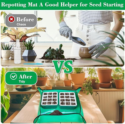 Reusable Silicone Seed Starter Tray, 60 Cells Seed Starter Kit - Image 8