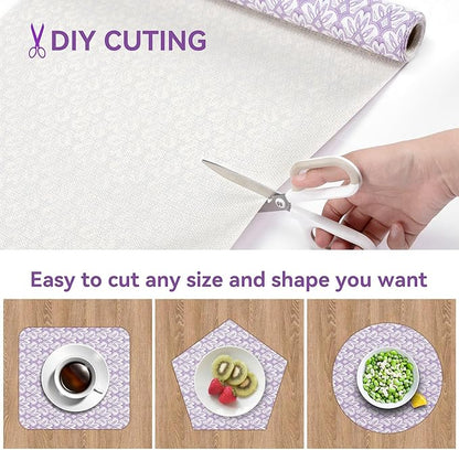 1 Rolls 12" W x 360" L Floral Drawer and Shelf Liner - Image 6