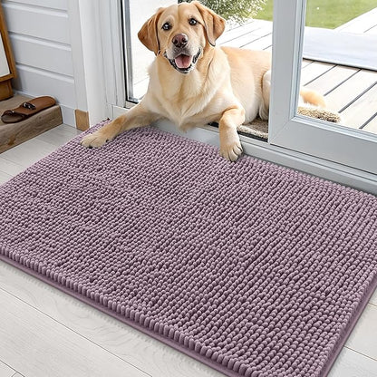 OLANLY Dog Door Mat for Muddy Paws 35x24, Absorbs Moisture and Dirt, Absorbent by OLANLY
