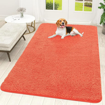 OLANLY Dog Door Mat for Muddy Paws 70x46, Absorbs Moisture and Dirt, Absorbent by OLANLY