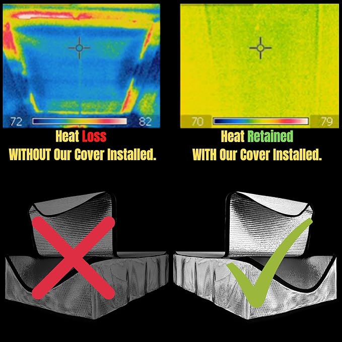 Premium Attic Door Insulation Cover, 25″x54″x11″, Extra Thick Double Bubble - Image 4