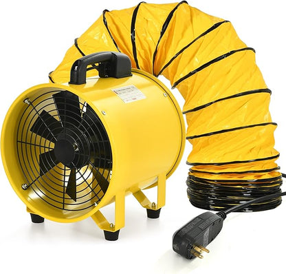 YITAHOME Utility Blower Fan 12 Inch, Two Speed Portable Exhaust Fan, Extractor by YITAHOME