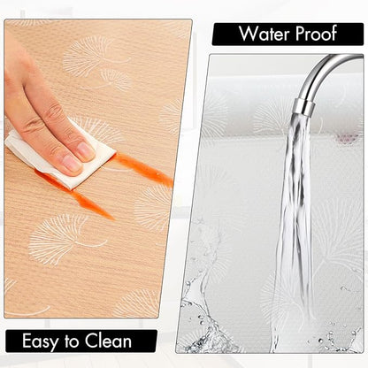 Cooyes Shelf Liner, Non Adhesive Drawer and Cabinet Liner, EVA Washable - Image 5