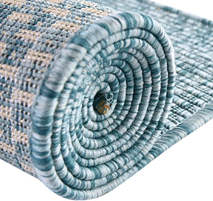 Unique Loom Collection Casual Transitional Solid Heathered Indoor/Outdoor - Image 11