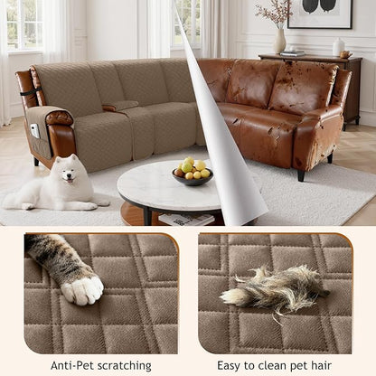 Arfntevss Recliner Sectional Couch Covers - Image 3