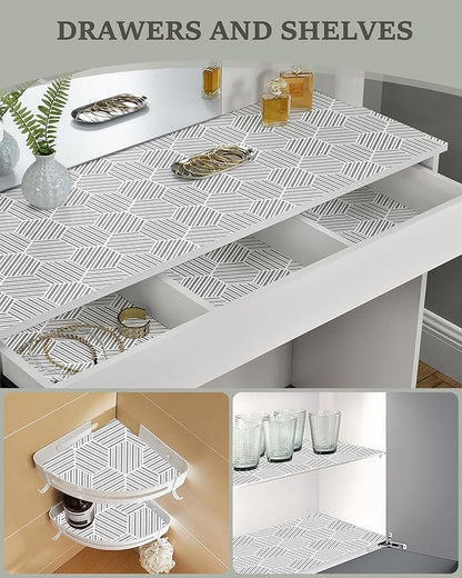 Shelf Liner Drawer Liner for Kitchen Cabinet Non-Adhesive Cabinet Liners - Image 6