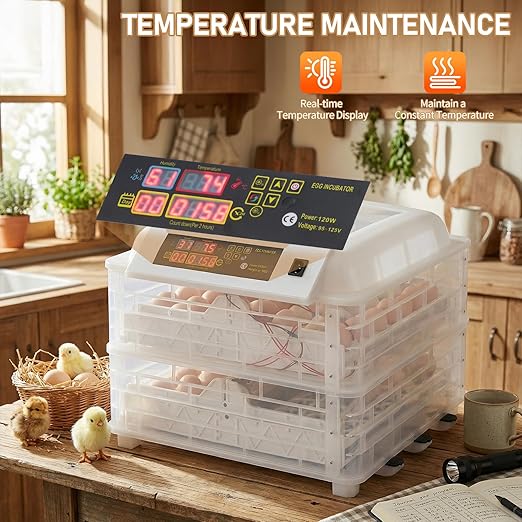 Winado Incubators for Hatching Eggs, 112 Egg Incubator - Image 2