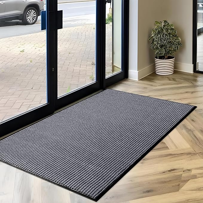 MaxMat® Extra Large Commercial Door Mat, Rubber Border Heavy Duty Door Mat - Image 2