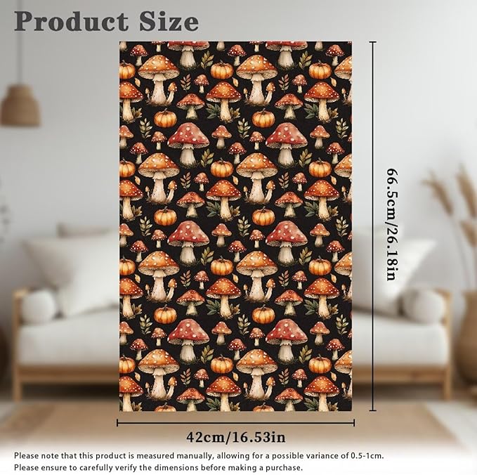 Mushroom Headrest Cover for Recliner Washable Fabric Sofa Protector for Head - Image 6