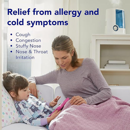 Vicks Warm Mist Humidifier Filter‑Free 1 Gal Tank, Auto Shut‑Off, Night Light - Image 5