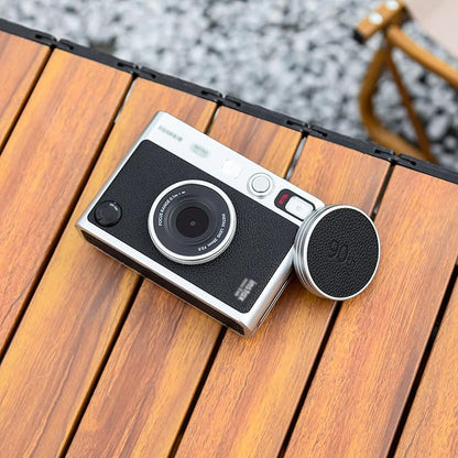 Retro Leather Lens Cap for Fujifilm Insta Mini EVO, Aluminum Anti-Dust - Image 6