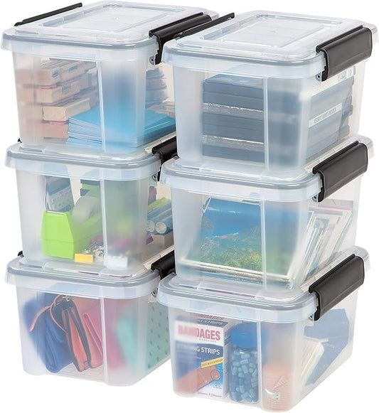 IRIS USA 7 Quart WEATHERPRO Plastic Storage Box by IRISUSA