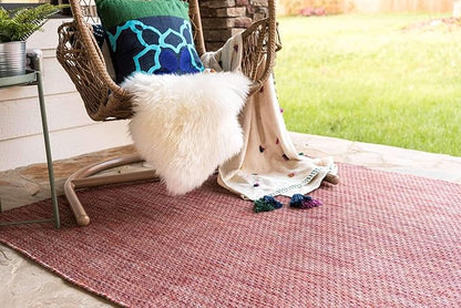 Unique Loom Collection Casual Transitional Solid Heathered Indoor/Outdoor - Image 9