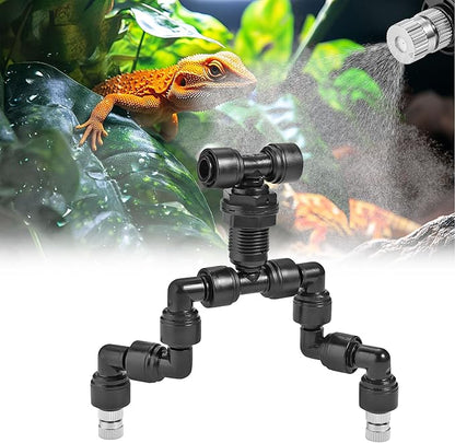 CozyCabin Double Reptile Mister Nozzles, 1/4'' Reptile Misting Spray Nozzle 360 - Image 7