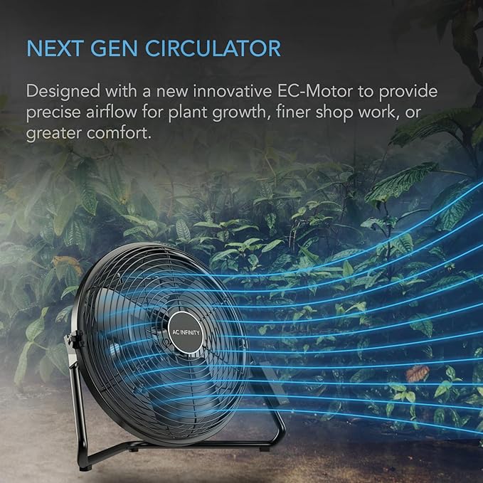 AC Infinity CLOUDLIFT S12, Industrial Wall Fan 12” - Image 2