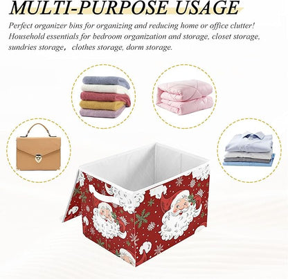 xigua Christmas Santa Claus Storage Bins - Image 7