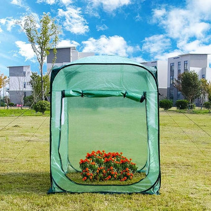 Porayhut Pop Up Greenhouse Tent, Portable X-Large Walk-in Flower House - Image 3