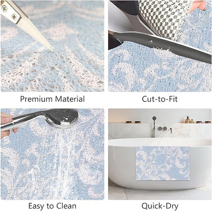 Square Shower Mat Non Slip: 24x24 Inch Extra Large Shower Mats - Image 7