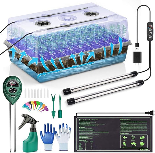 60 Cell Self-Watering Seed Starter Tray by Home