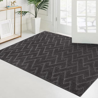 PURRUGS Easy Care Area Rug 4ft x 6ft, Non-Slip Machine Washable Entry Rug - Image 3