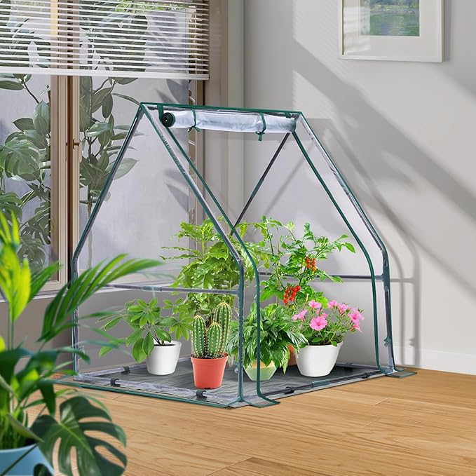 Mini Greenhouse for Indoor Outdoor: Ohuhu Portable Green House - Image 7