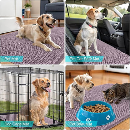 OLANLY Dog Door Mat for Muddy Paws 48x30, Absorbs Moisture and Dirt, Absorbent - Image 7
