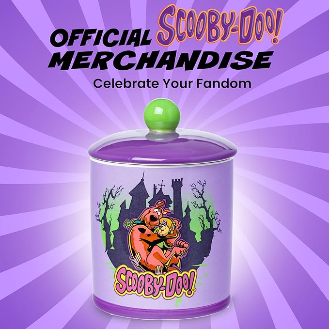 Silver Buffalo Scooby Doo Scooby Snacks Spooky Ceramic Cookie Snack Jar - Image 6