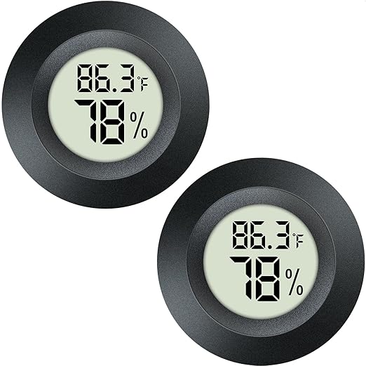 2 Pack Mini Hygrometer Thermometer Gauge Indoor/Outdoor Digital LCD Monitor - Image 7