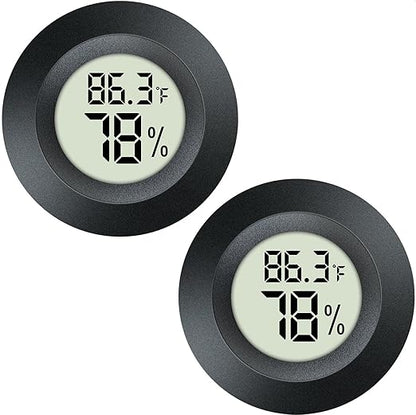 2 Pack Mini Hygrometer Thermometer Gauge Indoor/Outdoor Digital LCD Monitor - Image 7