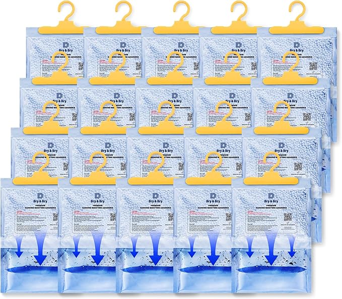 Dry & Dry 20 Pack Moisture Absorbers by DryDry