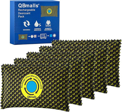 100g Rechargeable Desiccant Pack of 5, Moisture Absorber by QBmallsbuynow