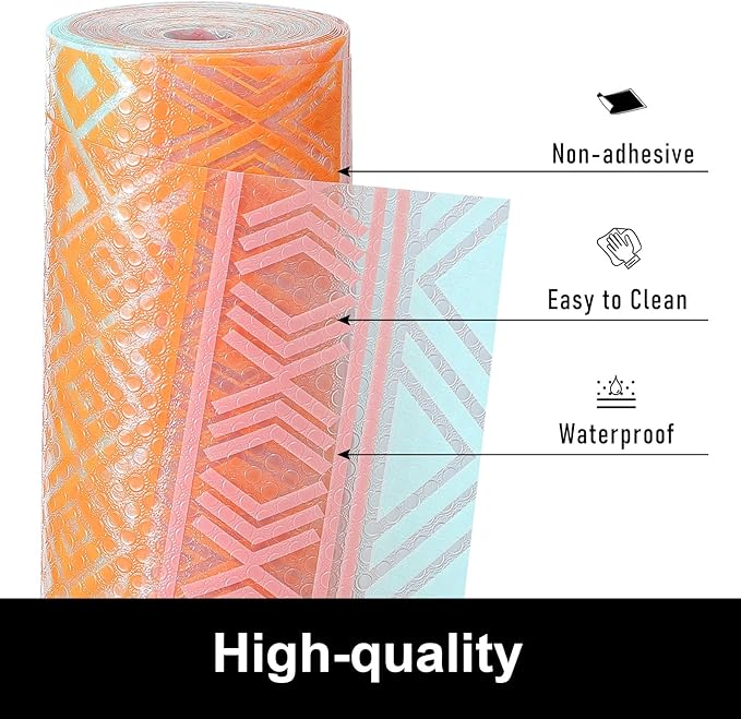 Cooyes Shelf and Drawer Liners for Kitchen Cabinets, Non Adhesive Cabinet Liner - Image 2