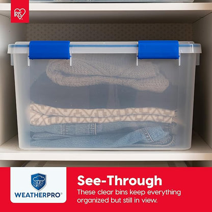 IRIS USA WeatherPro 16 Qt Storage Bins - Image 5