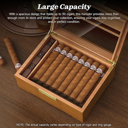 TISFA Cigar Box Handcrafted Humidor - Image 4