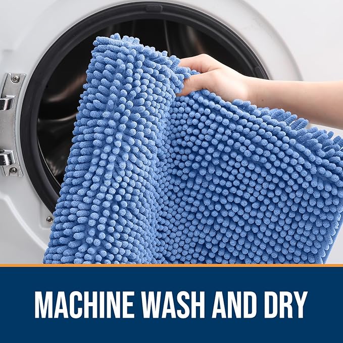 OLANLY Dog Door Mat for Muddy Paws 48x30, Absorbs Moisture and Dirt, Absorbent - Image 5