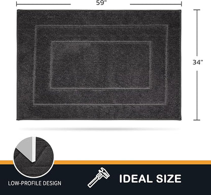 PURRUGS Dirt Trapping Door Mat 34" x 59", Non-Slip/Skid Machine Washable - Image 2