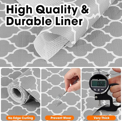 Shelf Liner for Kitchen Cabinets Non-Adhesive 12in X 10FT Cabinet Liners for - Image 5