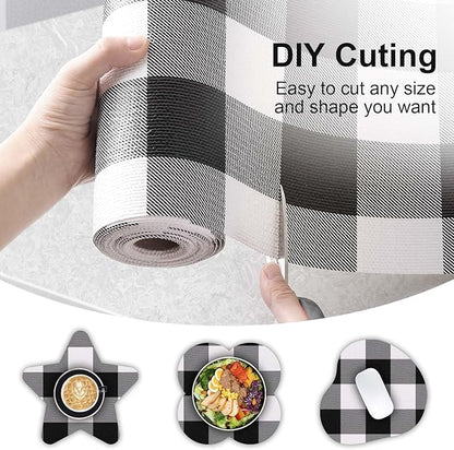 Shelf Drawer Liner for Kitchen Cabinets Non-Adhesive, 17.5In x 20FT Non-Slip - Image 8