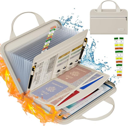 Tamfile Fireproof Accordion File Organizer by Tamfile