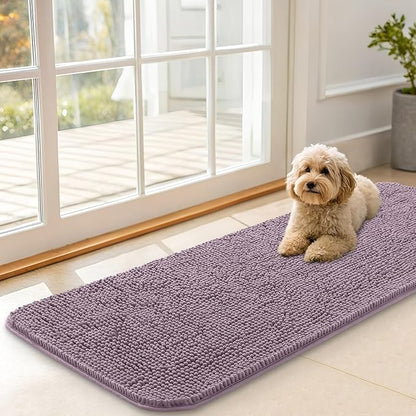 OLANLY Dog Door Mat for Muddy Paws 47x17, Absorbs Moisture and Dirt, Absorbent by OLANLY