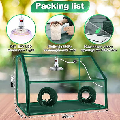 Meonum Large Still Air Box Mushroom Grow Tent, Monotub Kit - Image 2
