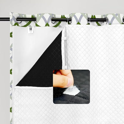 DriftAway Soundproof Thermal Insulated Quilted Curtain Liners by DriftAway
