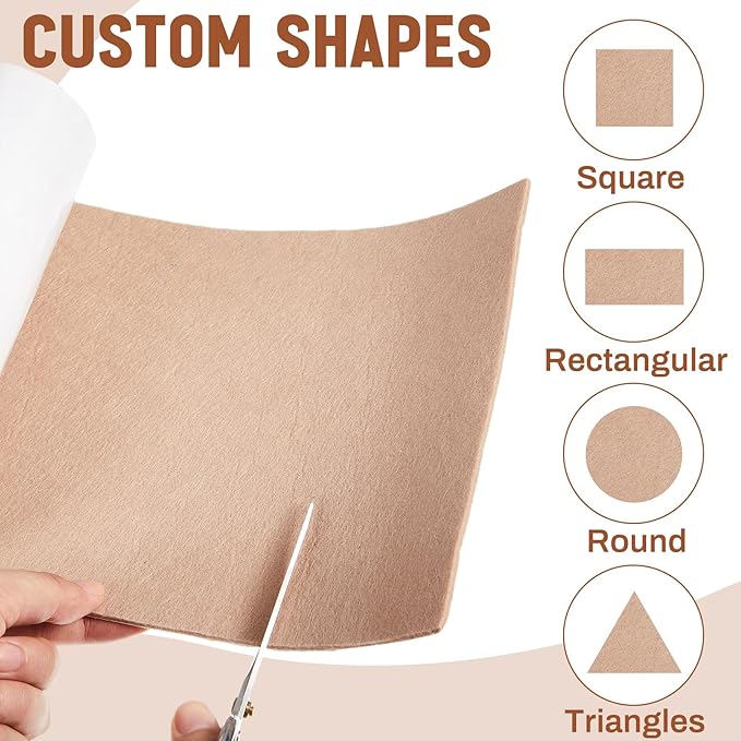 Large Felt Furniture Pads 8 x 60 Inch Non Slip Self Adhesive Heavy Duty - Image 4